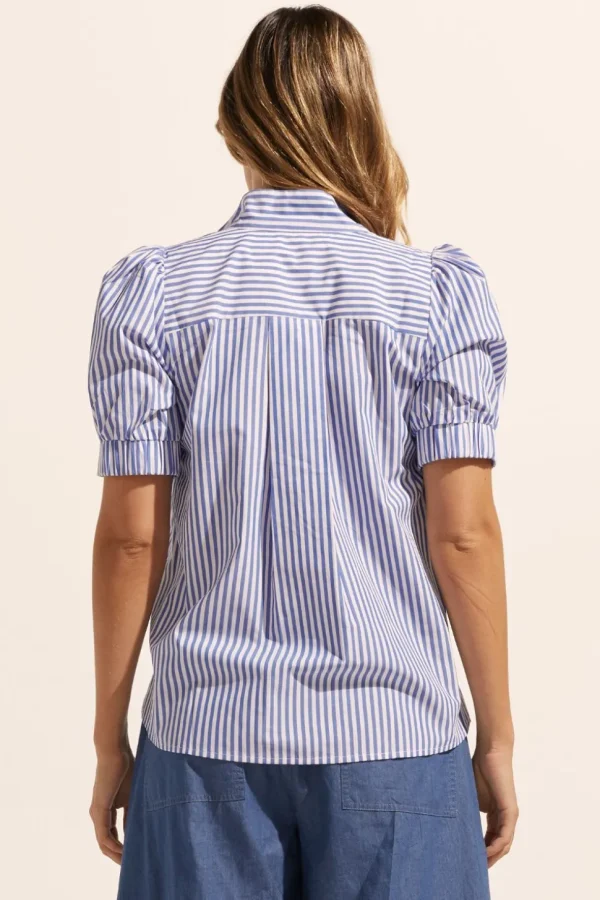Sale zoe kratzmann Allot Top-Cobalt Stripe