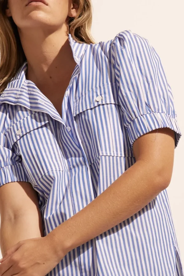 Sale zoe kratzmann Allot Top-Cobalt Stripe