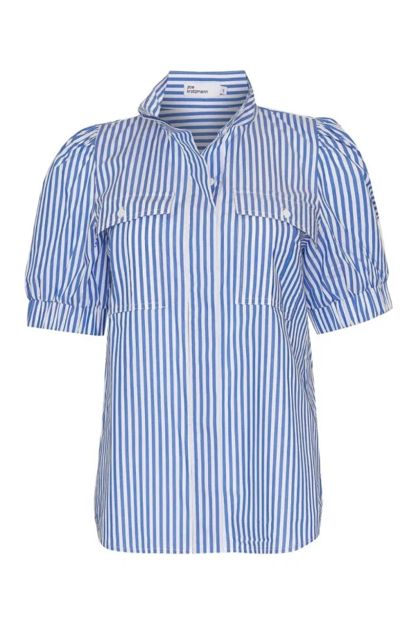 Sale zoe kratzmann Allot Top-Cobalt Stripe