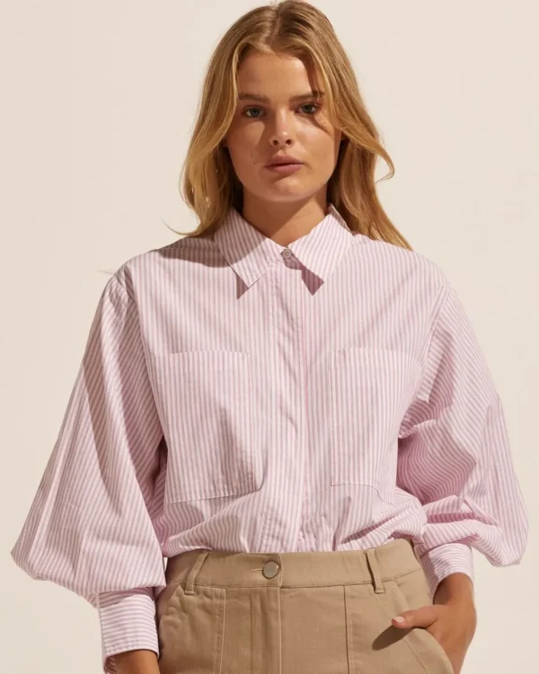 Sale zoe kratzmann Ardent Top-Strawberry Stripe