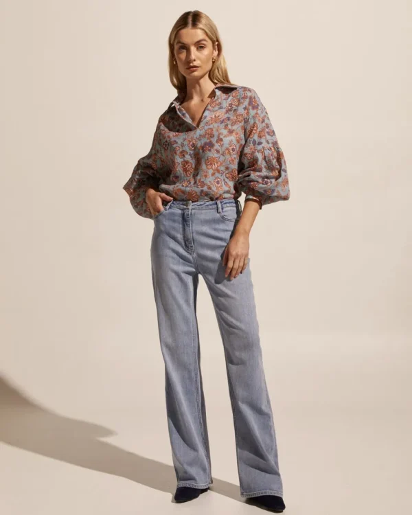 Outlet zoe kratzmann Bounty Top-Sardine Paisley