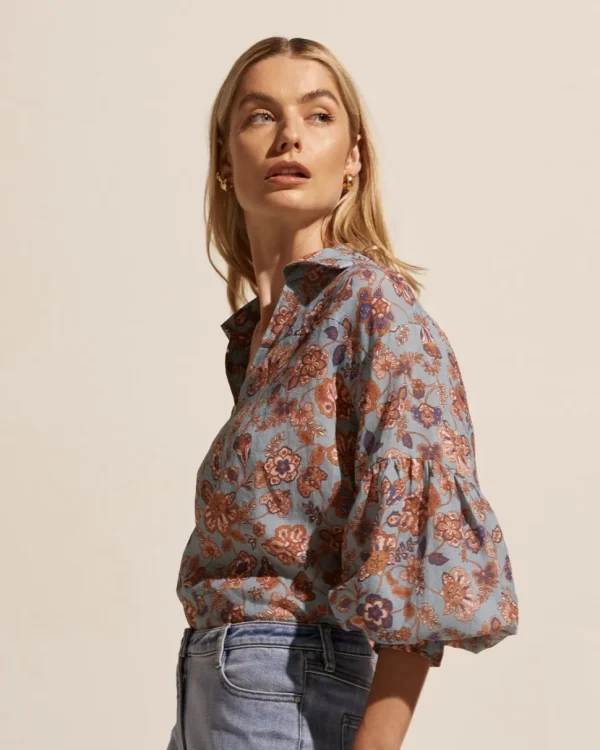 Outlet zoe kratzmann Bounty Top-Sardine Paisley
