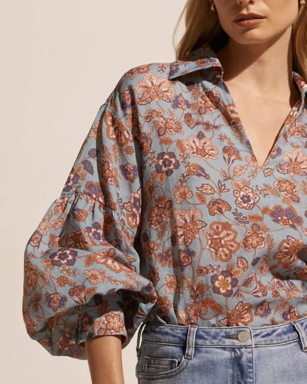 Outlet zoe kratzmann Bounty Top-Sardine Paisley