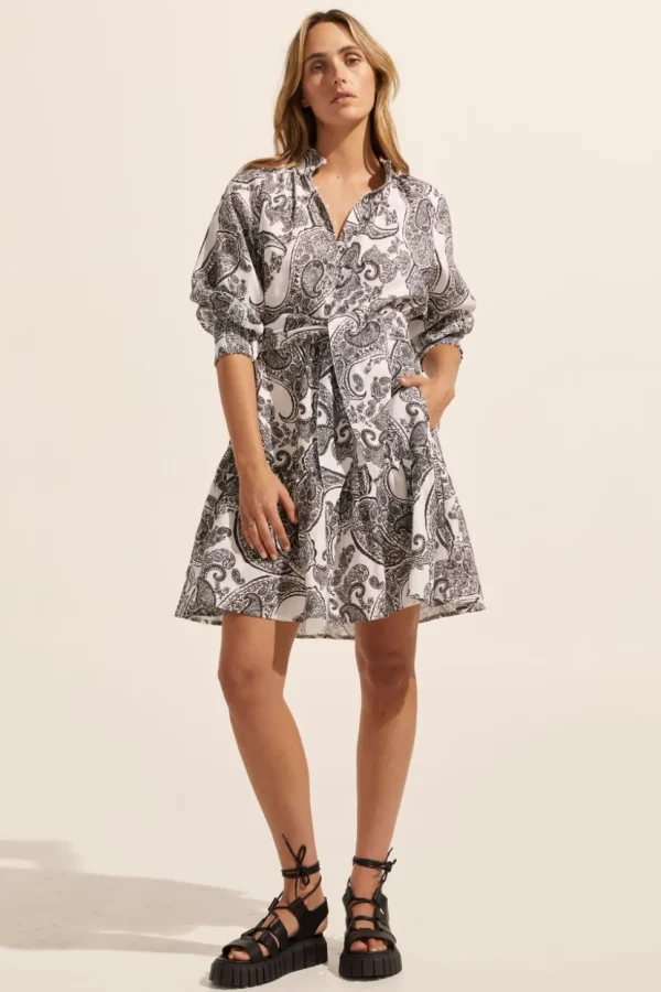 Sale zoe kratzmann Cater Dress-Black Paisley