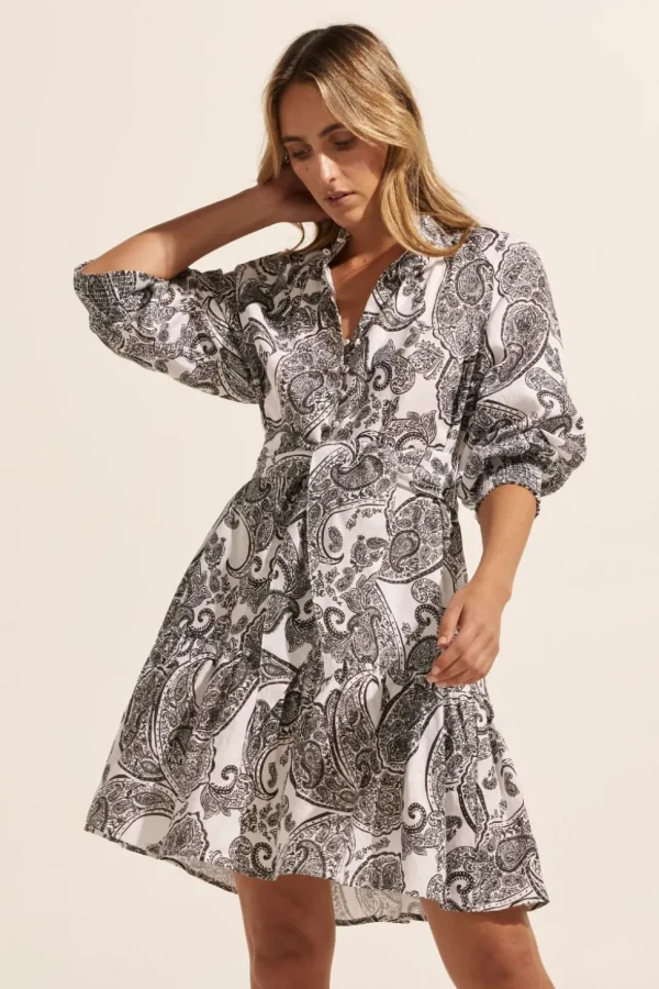 Sale zoe kratzmann Cater Dress-Black Paisley
