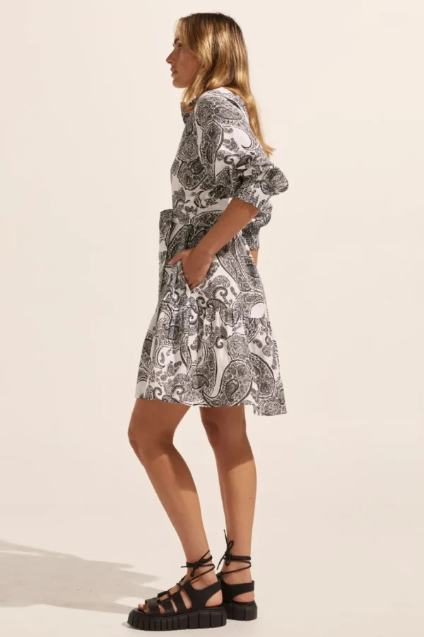 Sale zoe kratzmann Cater Dress-Black Paisley