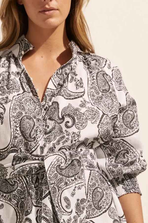Sale zoe kratzmann Cater Dress-Black Paisley