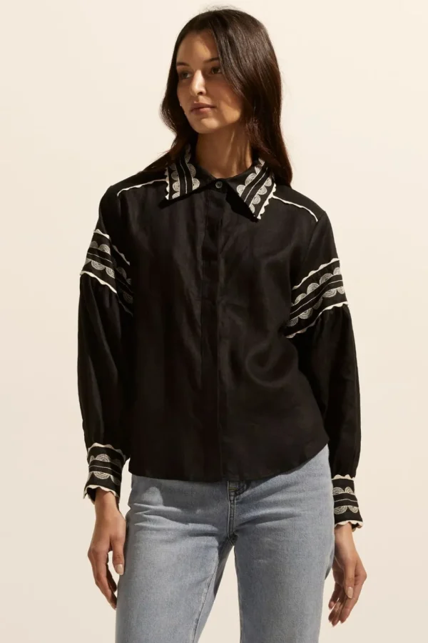 Hot zoe kratzmann Coax Top-Black
