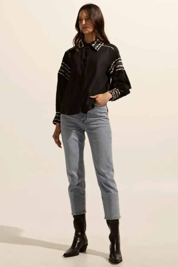 Hot zoe kratzmann Coax Top-Black