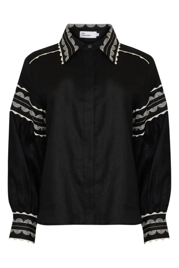 Hot zoe kratzmann Coax Top-Black