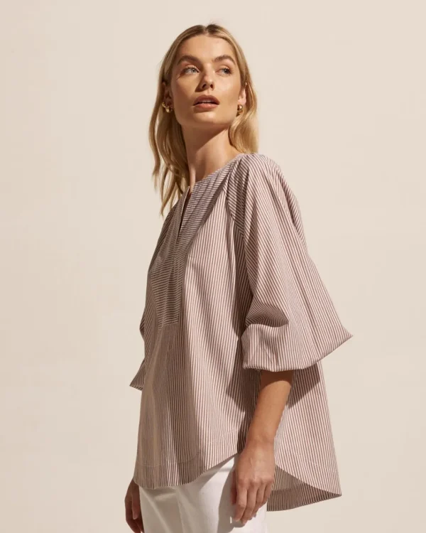 Outlet zoe kratzmann Collude Top-Toast Stripe
