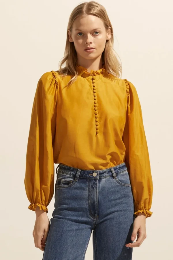 Outlet zoe kratzmann Context Top-Ochre