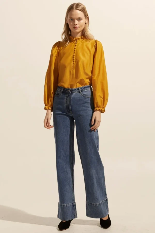 Outlet zoe kratzmann Context Top-Ochre