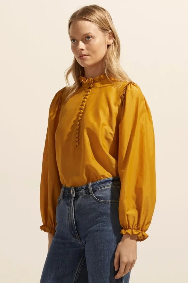 Outlet zoe kratzmann Context Top-Ochre
