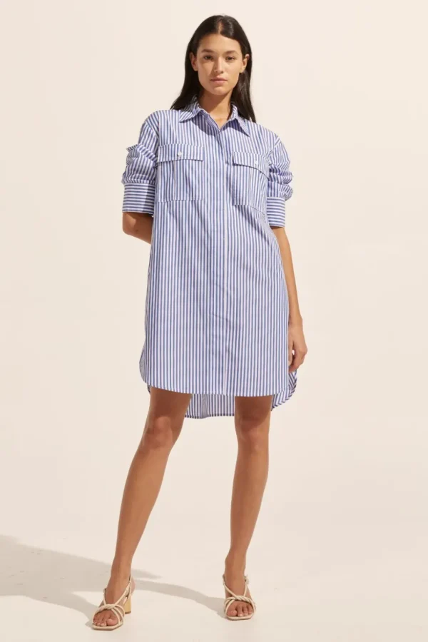 Hot zoe kratzmann Driver Dress-Cobalt Stripe