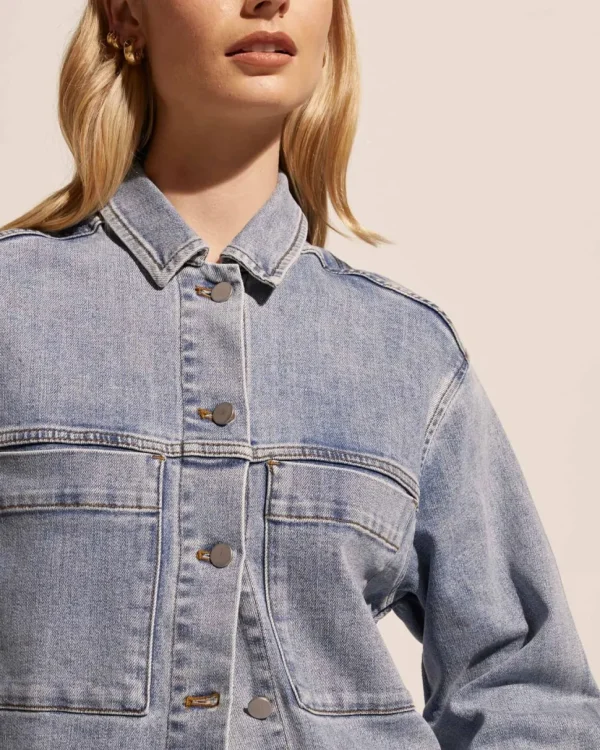 New zoe kratzmann Edit Jacket-Washed Denim