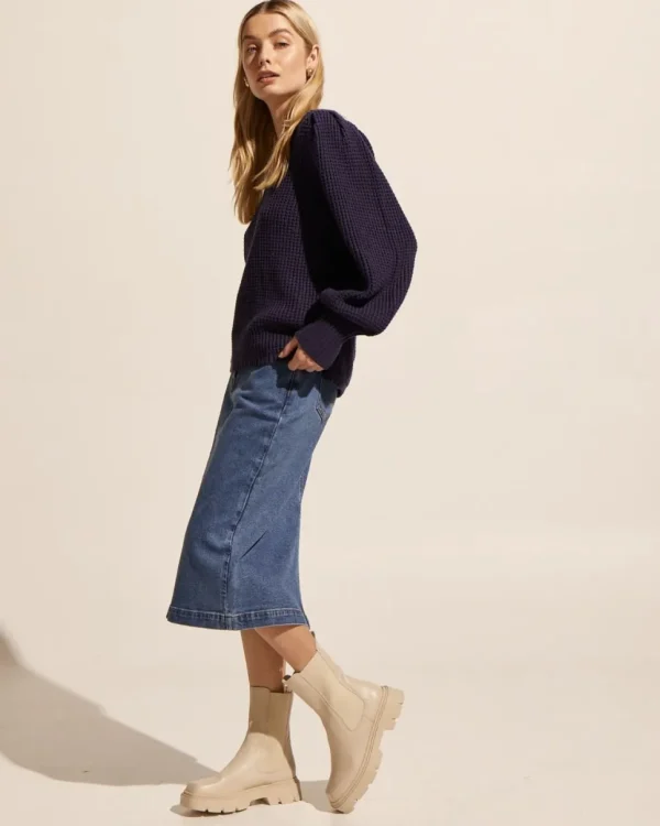 Discount zoe kratzmann Element Skirt-Mid Denim