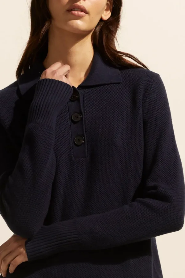Shop zoe kratzmann Engulf Knit-Indigo