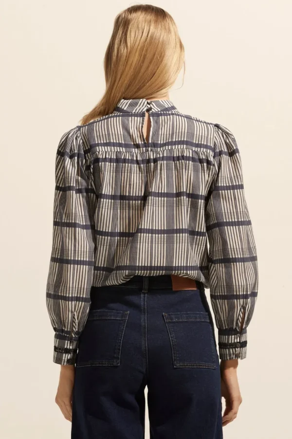 Hot zoe kratzmann Faze Top-Ink/Porcelain Check
