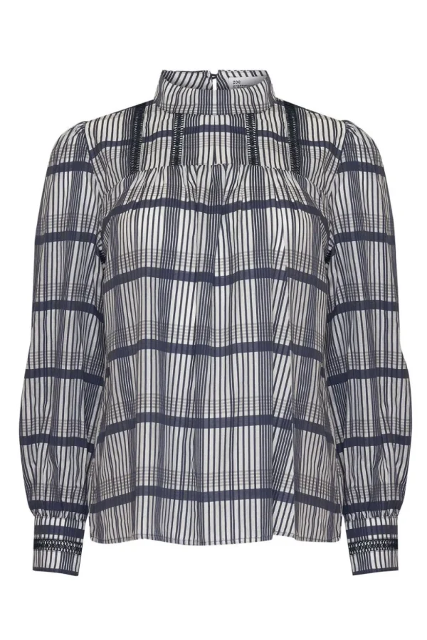 Hot zoe kratzmann Faze Top-Ink/Porcelain Check