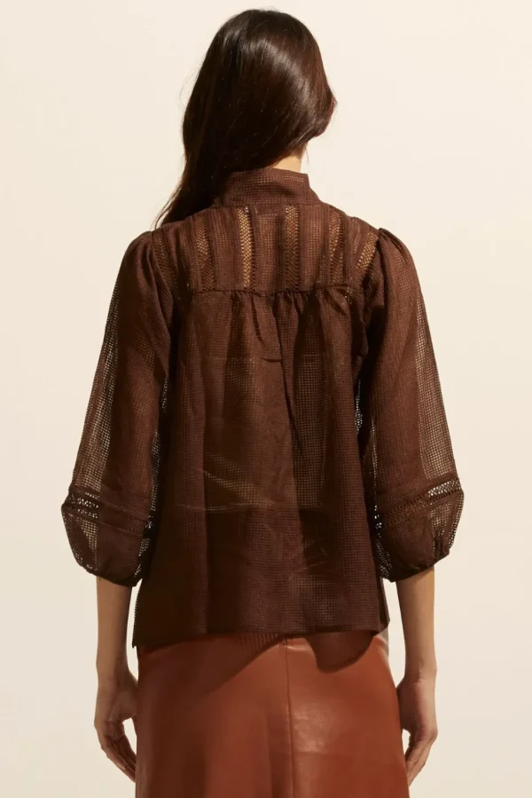 Shop zoe kratzmann Focus Top-Chocolate