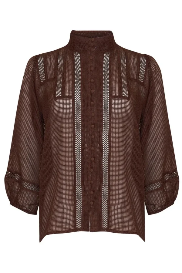 Shop zoe kratzmann Focus Top-Chocolate