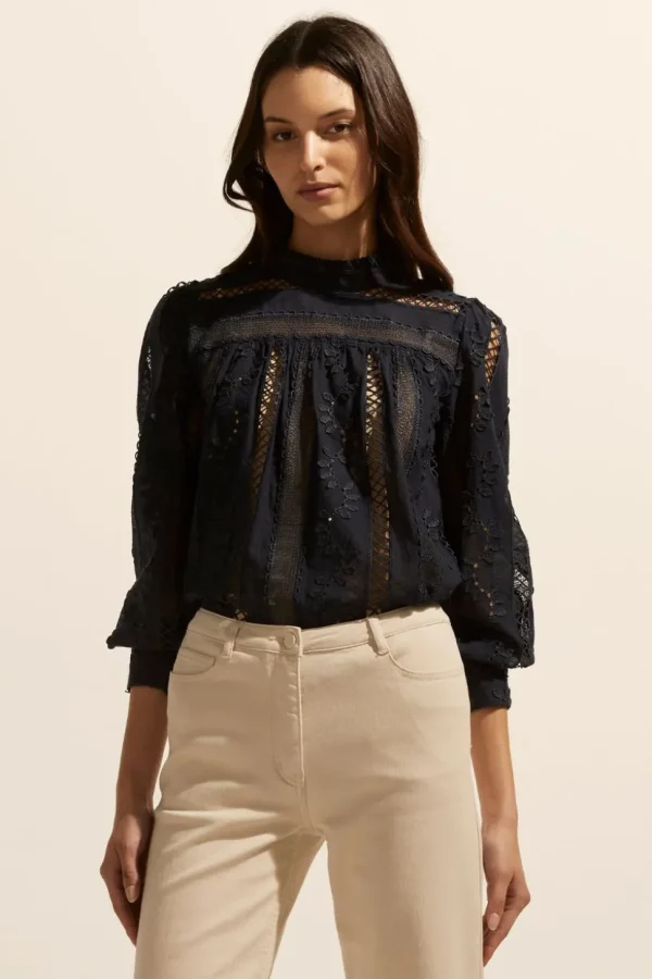 Online zoe kratzmann Glimpse Top-Indigo