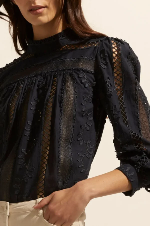 Online zoe kratzmann Glimpse Top-Indigo
