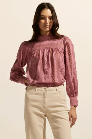 Sale zoe kratzmann Glimpse Top-Magenta