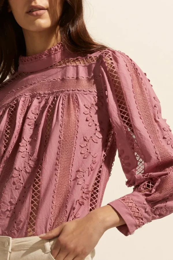 Sale zoe kratzmann Glimpse Top-Magenta