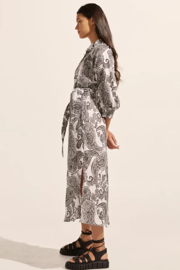 Shop zoe kratzmann Halcyon Dress-Black Paisley