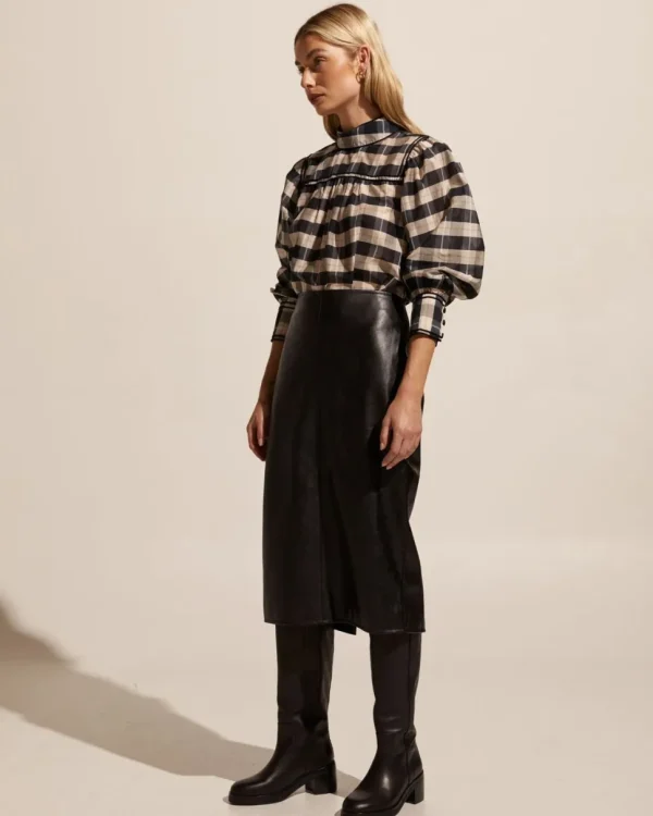 Online zoe kratzmann Horizen Top-Black/Ecru Check