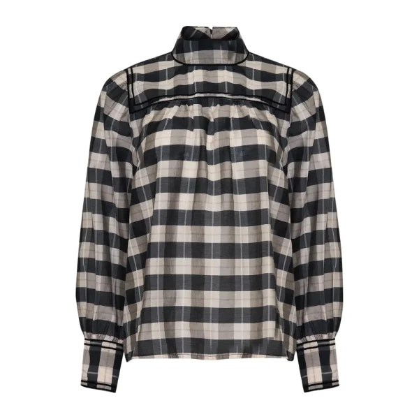 Online zoe kratzmann Horizen Top-Black/Ecru Check
