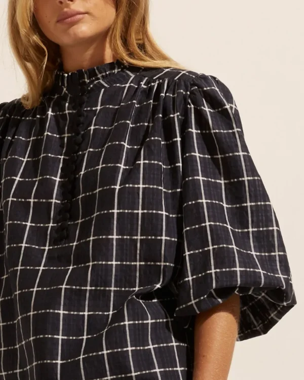 Cheap zoe kratzmann Lilt Top-Black Check