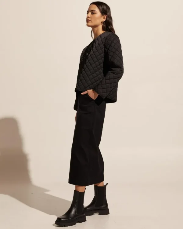 Discount zoe kratzmann Loft Skirt-Black Denim