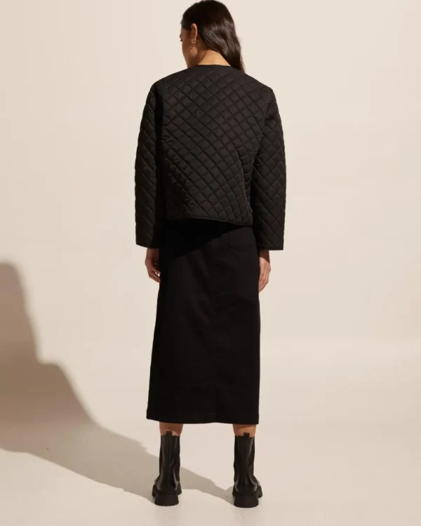 Discount zoe kratzmann Loft Skirt-Black Denim
