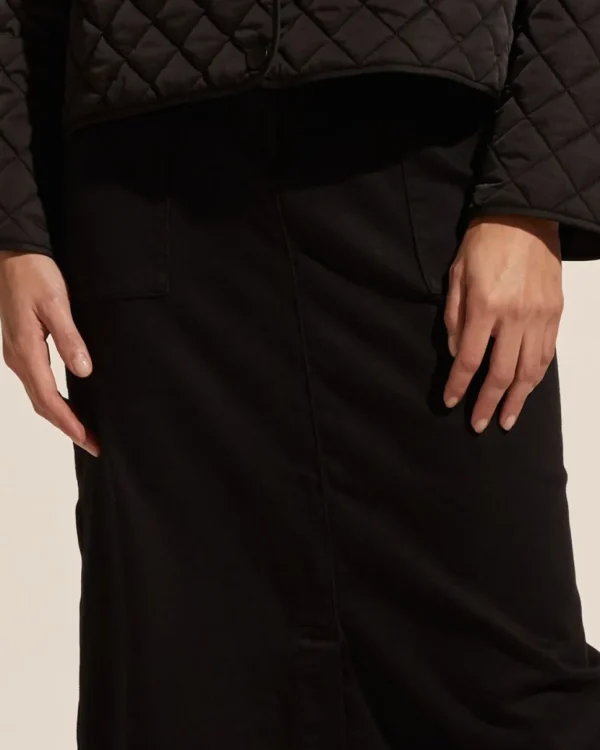 Discount zoe kratzmann Loft Skirt-Black Denim