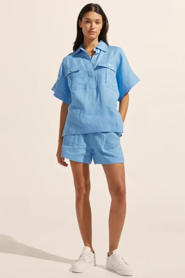 Outlet zoe kratzmann Medley Top-Peacock