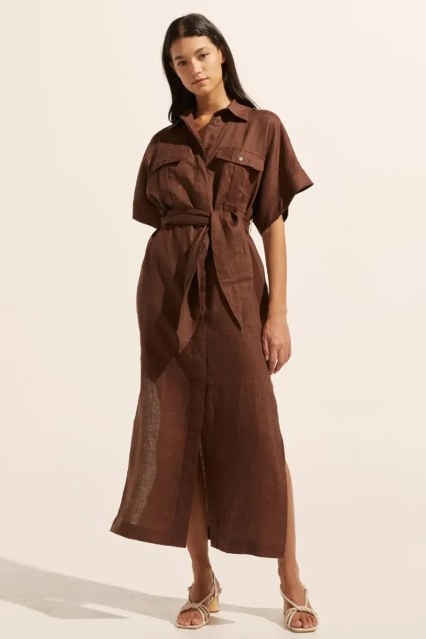 Shop zoe kratzmann Moat Dress-Carob