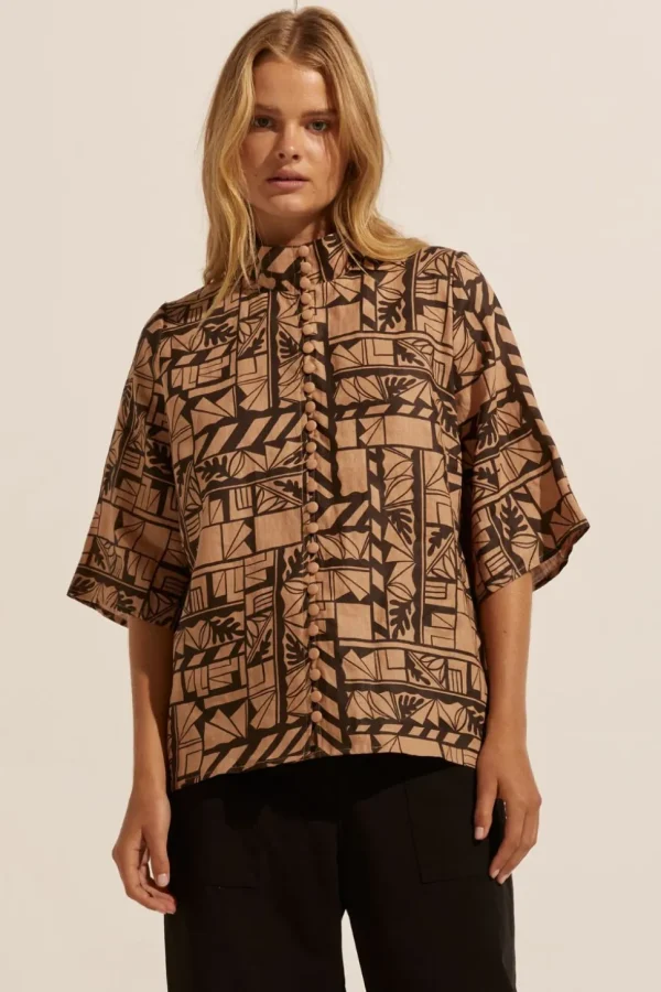 Outlet zoe kratzmann Note Top-Matisse Choc