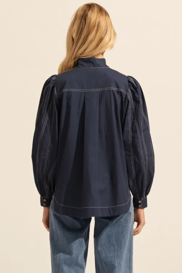 Cheap zoe kratzmann Oblige Top-Indigo