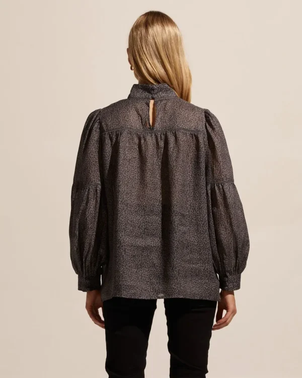 Outlet zoe kratzmann Pace Top-Graphite Leopard