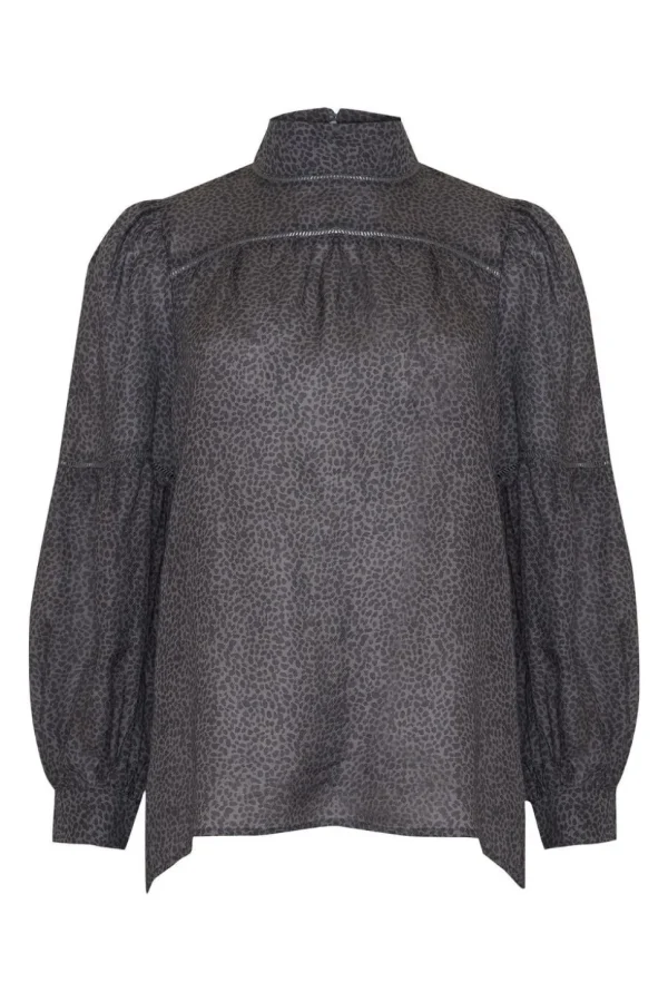 Outlet zoe kratzmann Pace Top-Graphite Leopard