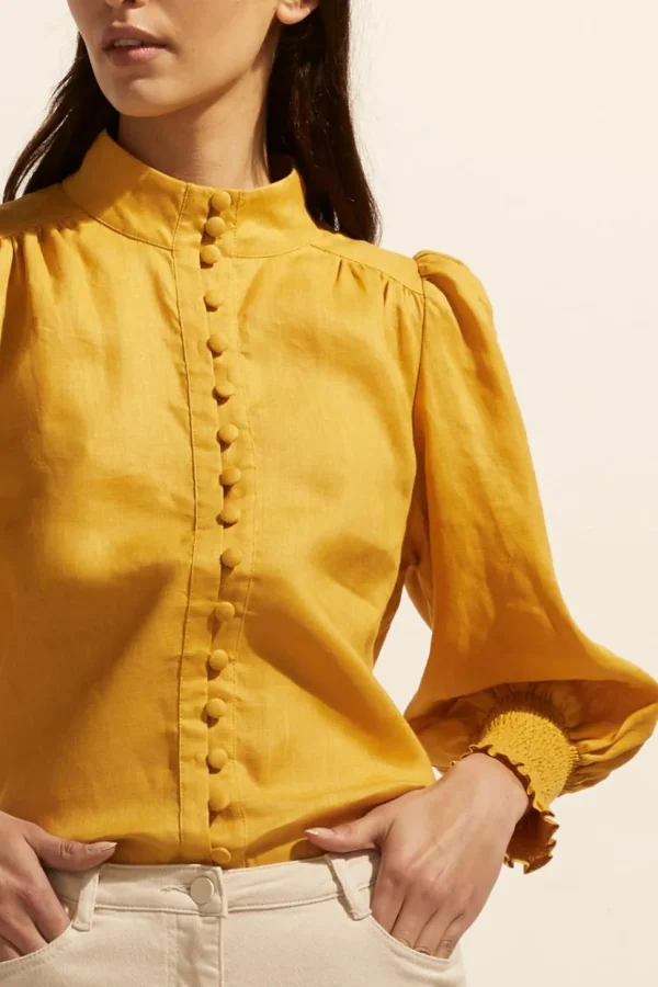 Cheap zoe kratzmann Pier Top-Ochre