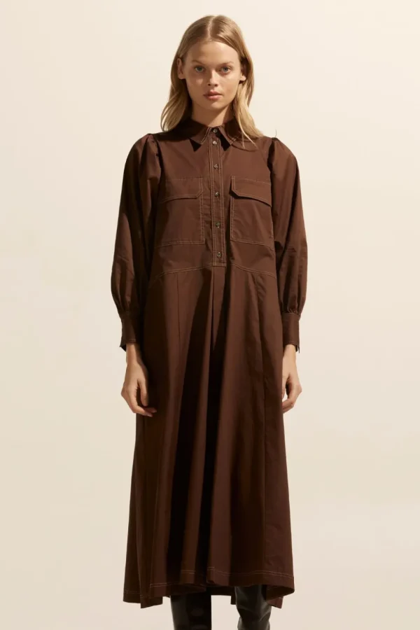 Discount zoe kratzmann Recess Dress-Chocolate