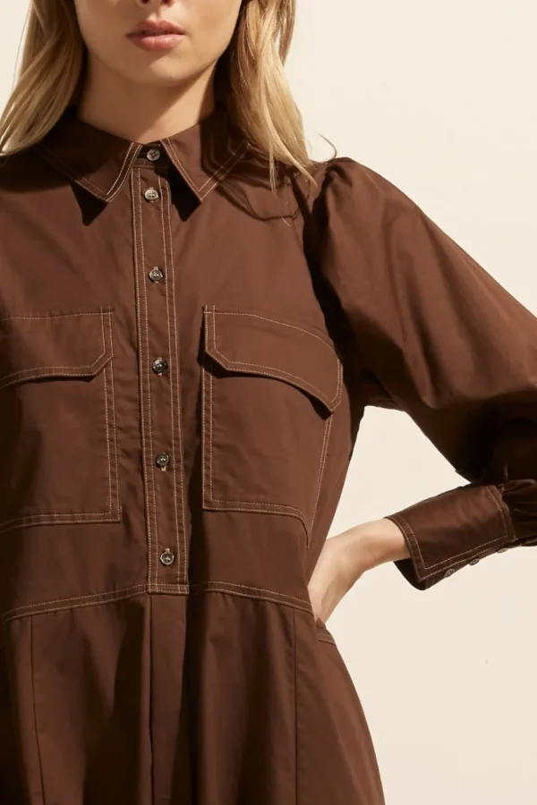 Discount zoe kratzmann Recess Dress-Chocolate
