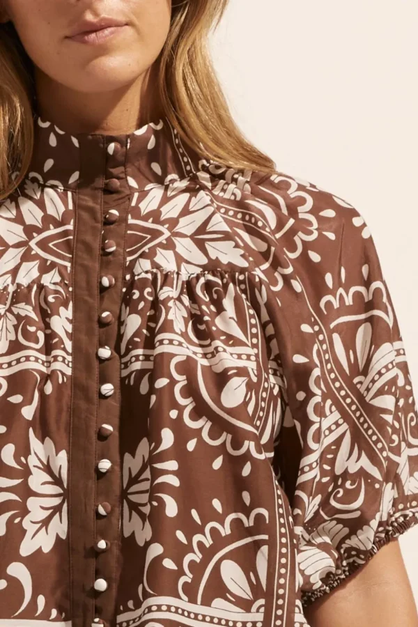 Shop zoe kratzmann Roam Top-Choc Mosaic