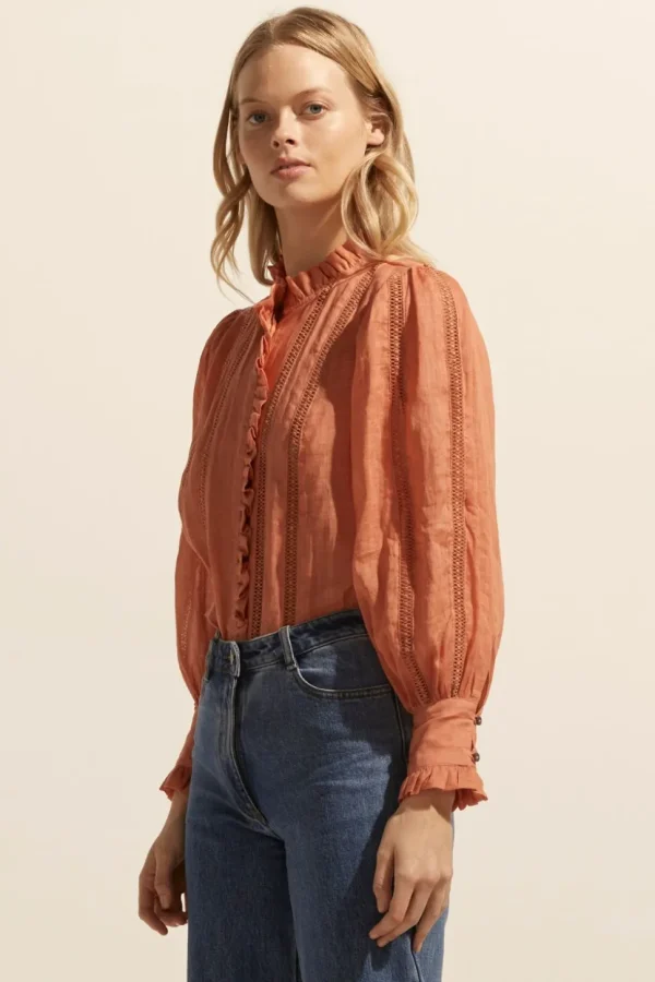 Outlet zoe kratzmann Swoon Top-Apricot