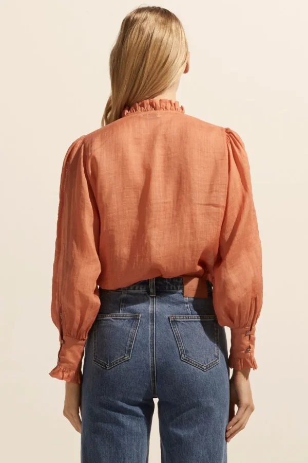 Outlet zoe kratzmann Swoon Top-Apricot