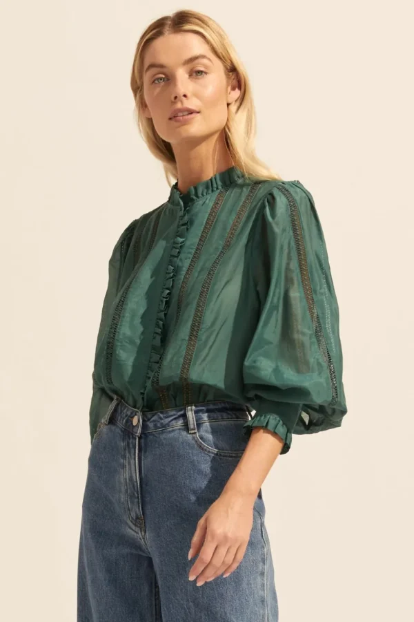 Online zoe kratzmann Swoon Top-Green